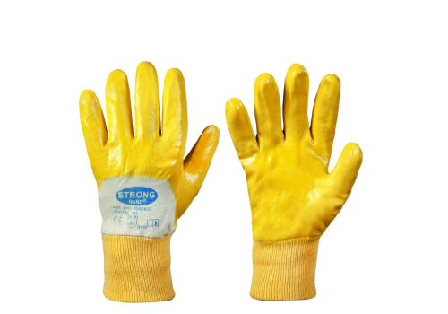 Nitril-Handschuh gelb Gr. 8 premium Qualität