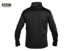 DASSY CONVEX Midlayer Fleece Jacke D-Flex schwarz Rückseite