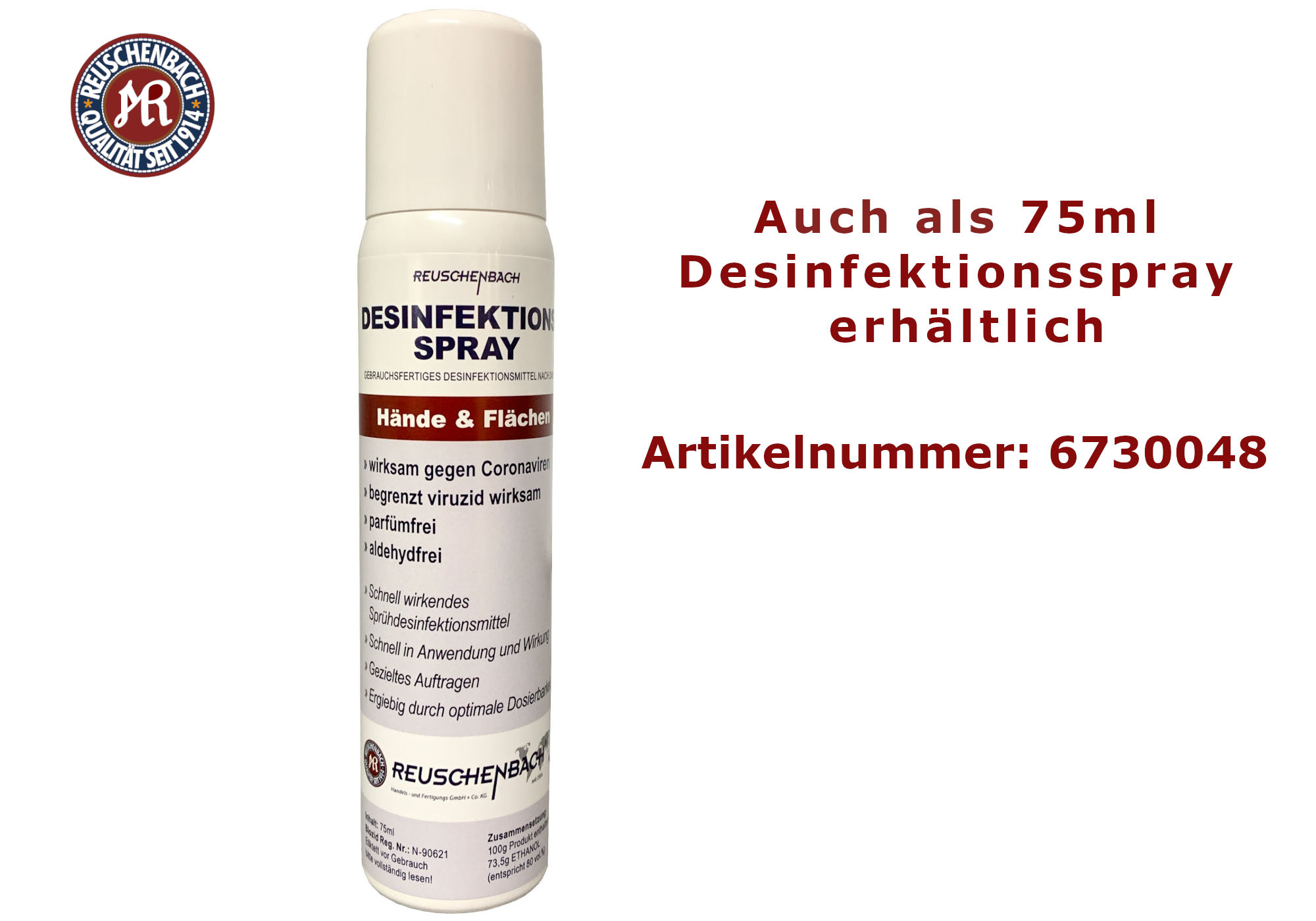 REUSCHENBACH® Desinfektionsspray 400 ml ab Lager