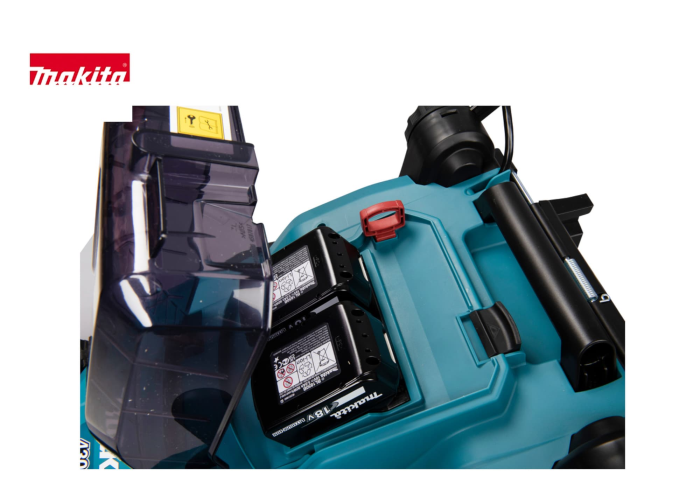 54+ Makita Rasenmäher 432, Er hat eine schnittbreite von 43 cm.
