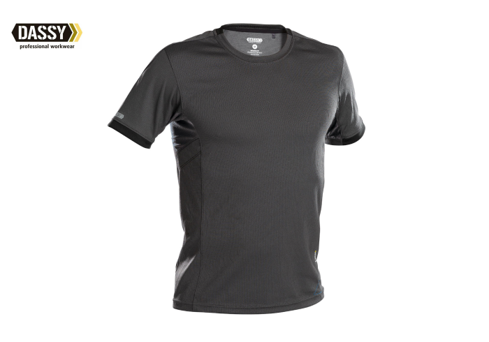 DASSY NEXUS T-Shirt D-Flex anthrazitgrau und schwarz Vorderseite