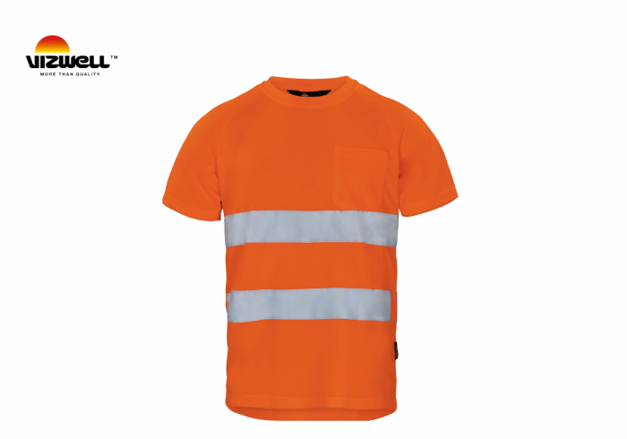 Planam Warnschutz T-Shirt Orange - High Visibility Größe XXL