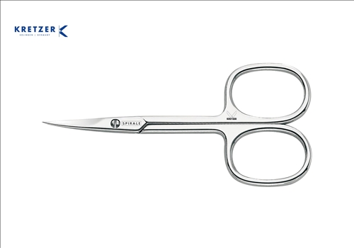 Schere Haut & Fadenschere gebogen 3,5/9 cm #115609