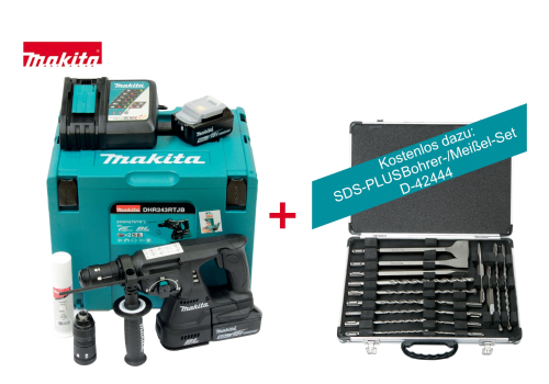 DHR243RTJB MAKITA Akku-Bohrhammer SDS+ 18V