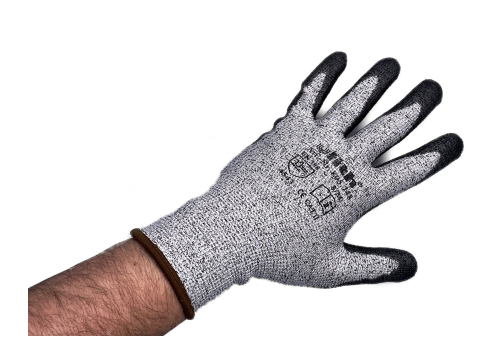Schnittschutz-Handschuh grau HPPE 
