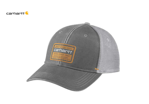 carhartt Base-Cap Canvas Mesh Silvermine #AH4723