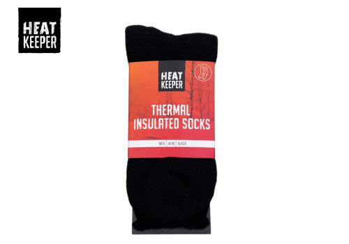 Socke HEAT-KEEPER black Größe: 41/46 #7360