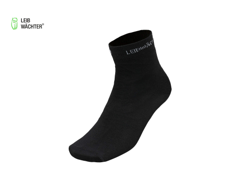 LEIBWÄCHTER Premium Socke Sport, mittel, schwarz #LWSM