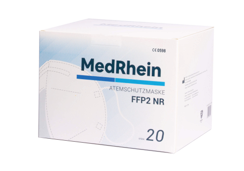Atemschutzmaske FFP2 MedRhein #MT24 - 20er Packung