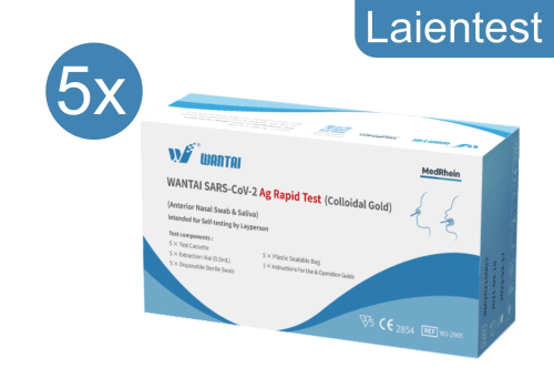 WANTAI® SARS-COV-2 Antigen Schnelltest - 5er Packung