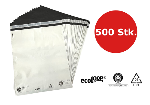 Versandbeutel ecoLoop 350x400+50mm - 500 Stück