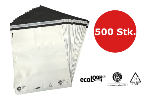 Versandbeutel ecoLoop 450x580+50mm - 500 Stück