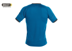 DASSY NEXUS T-Shirt D-Flex azurblau und anthrazitgrau Rückseite