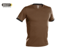 DASSY NEXUS T-Shirt D-Flex lehmbraun und anthrazitgrau Vorderseite