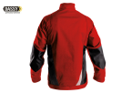 DASSY ATOM Arbeitsjacke Stretch D-FX  rot-schwarz Rückseite