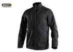 DASSY ATOM Arbeitsjacke Stretch D-FX  schwarz-anthrazitgrau Vorderseite