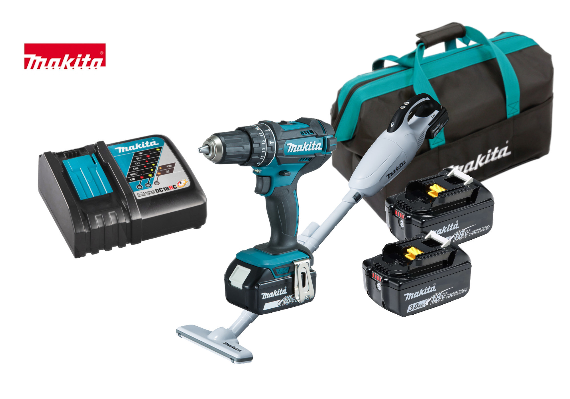 MAKITA DLX2333X1 Akku-Kombo-Kit 18V 