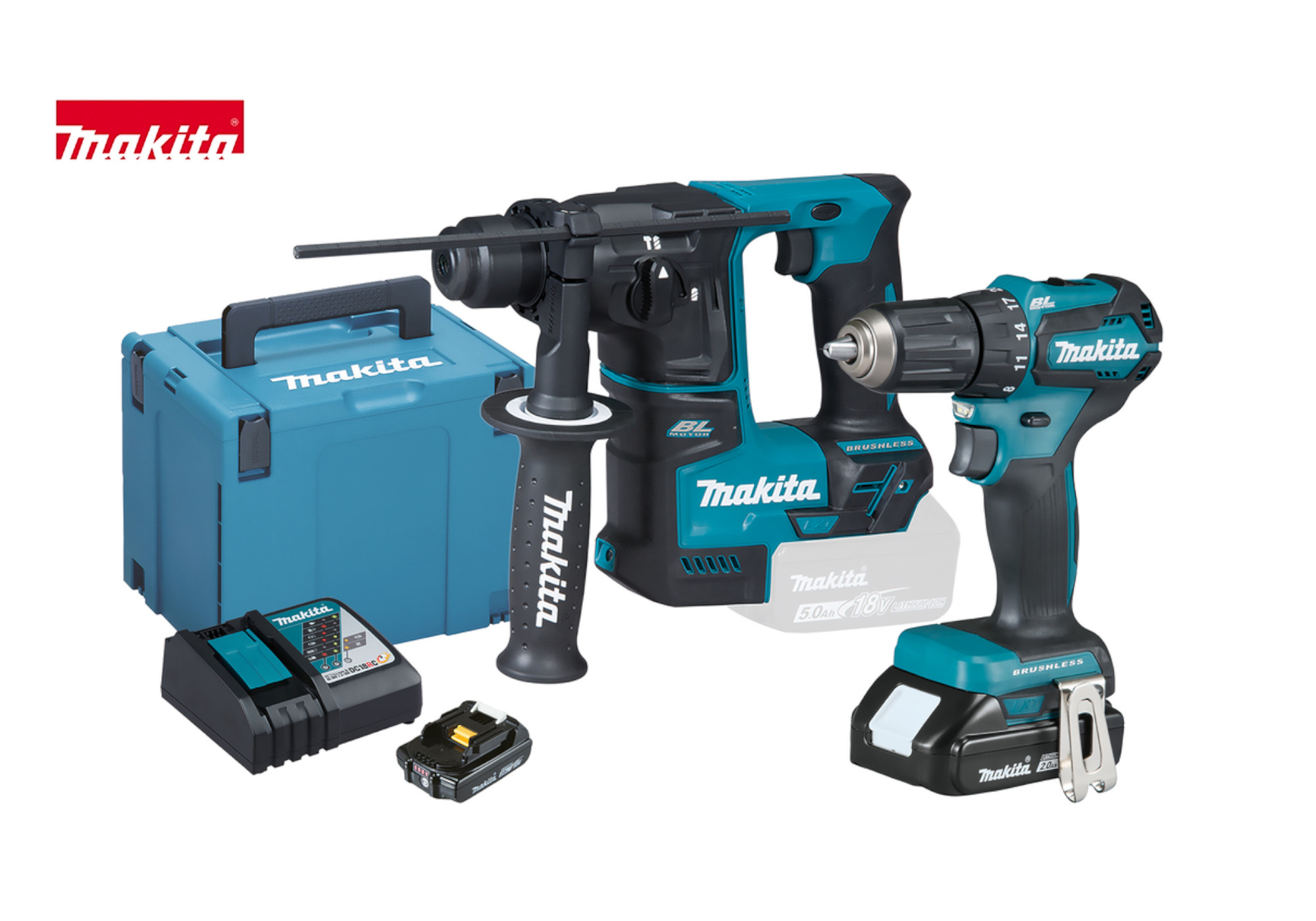 MAKITA Akku Kombo Kit DLX2454AJ