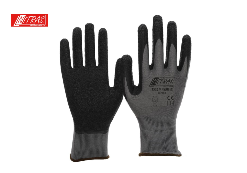Handschuh Latex Nitras NYLOTEX #3520