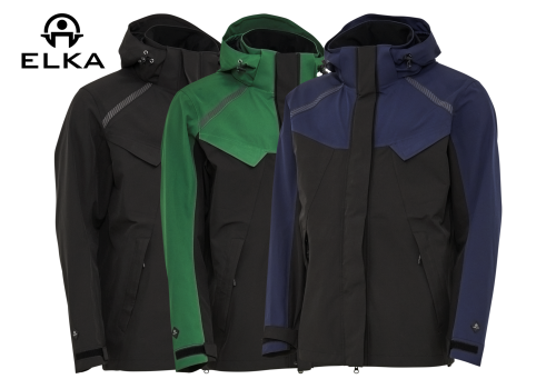 Elka Regenjacke 3-Lagen-Jacke mit Stretch