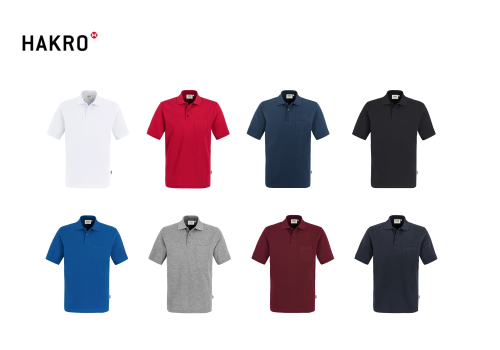 HAKRO Pocket-Poloshirt Top #802