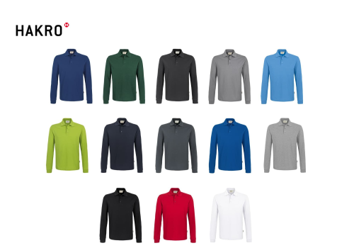 HAKRO Longsleeve-Poloshirt MIKRALINAR® #815