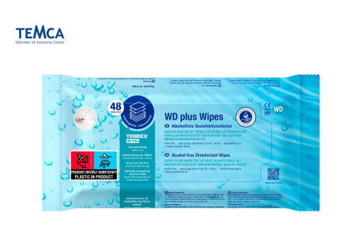 WD PLUS WIPES alkoholfrei Tuch 30 x 26 cm 